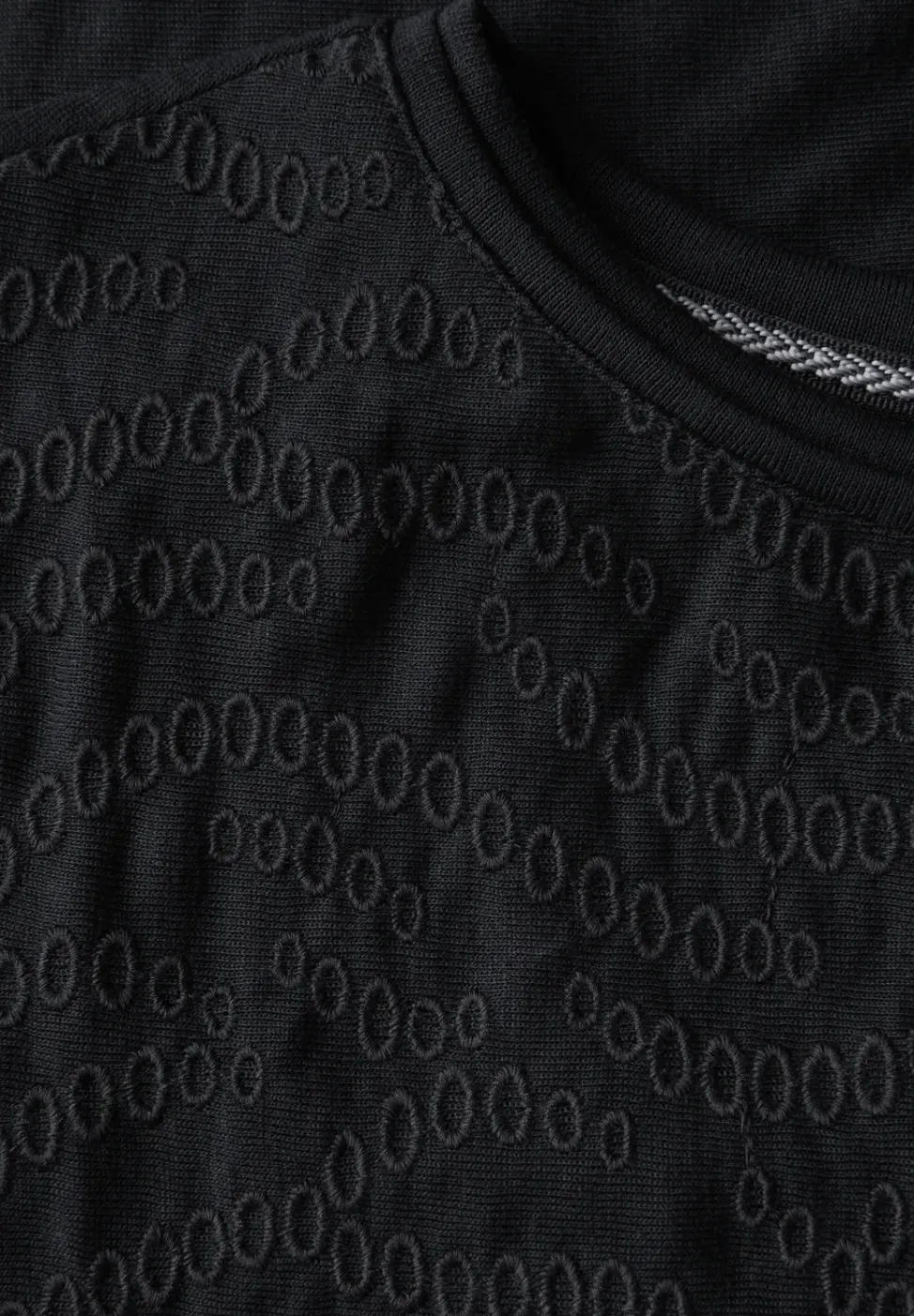 Shirt mit Stick-Muster