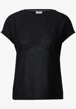 Shirt mit Stick-Muster