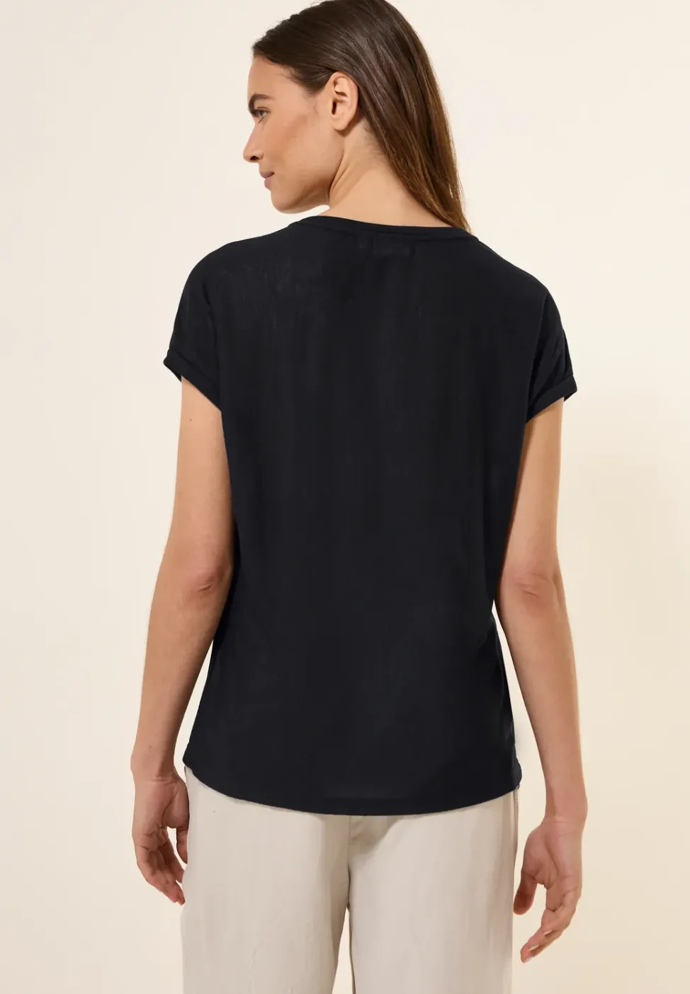 Shirt mit Stick-Muster