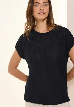 Shirt mit Stick-Muster