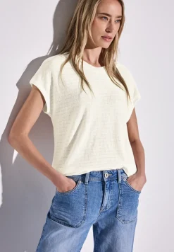 Shirt mit Streifenstruktur