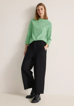 Shirt mit Streifen-Struktur