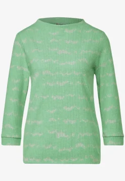 Shirt mit Streifen-Struktur