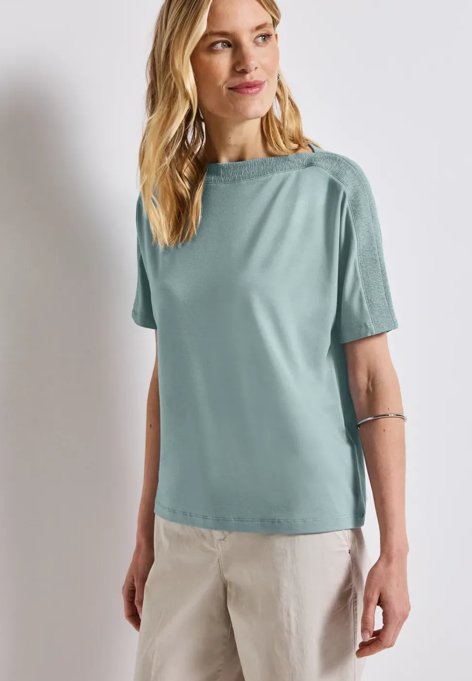 Shirt mit Strukturdetail