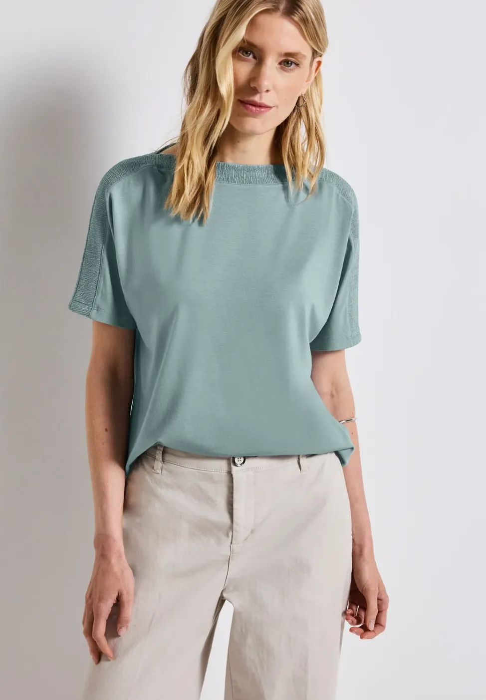 Shirt mit Strukturdetail
