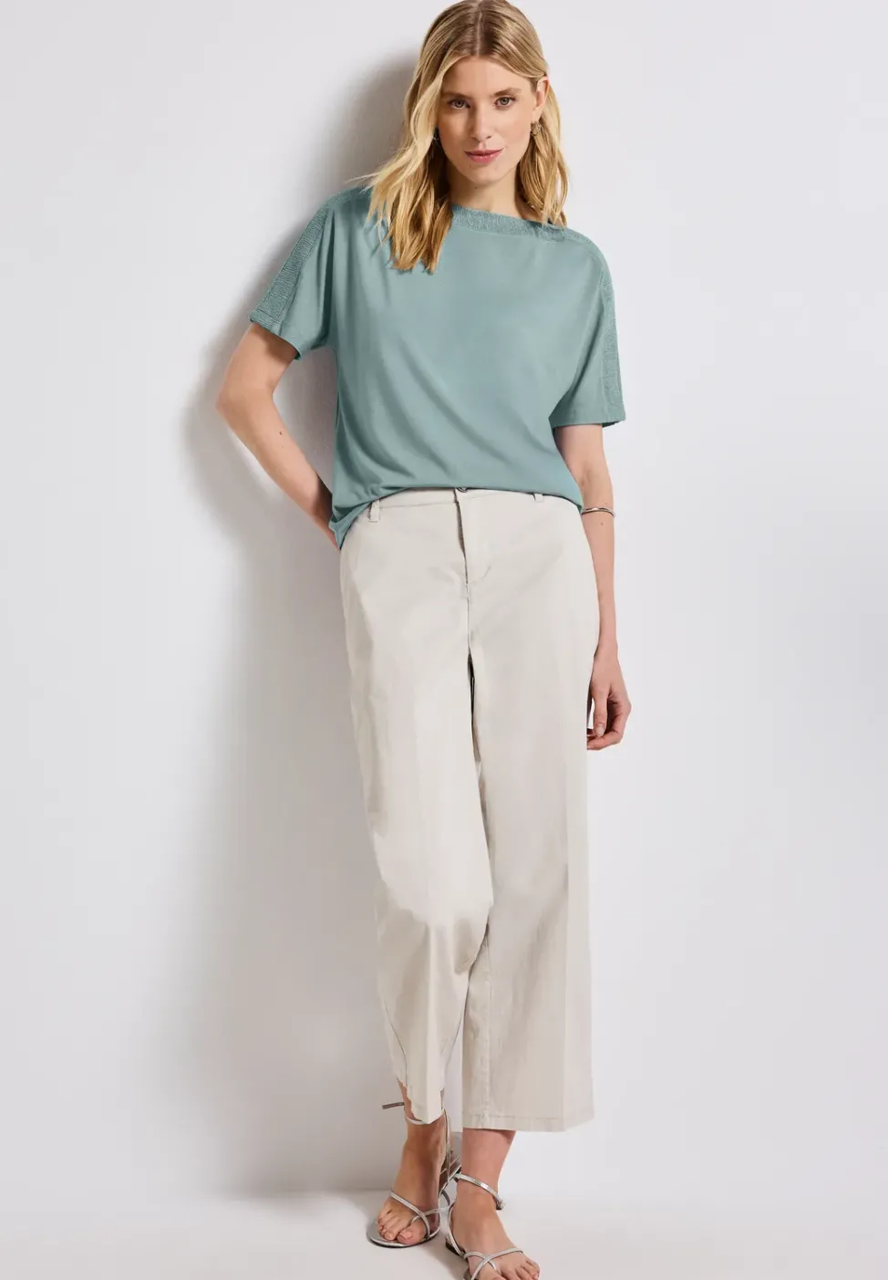 Shirt mit Strukturdetail