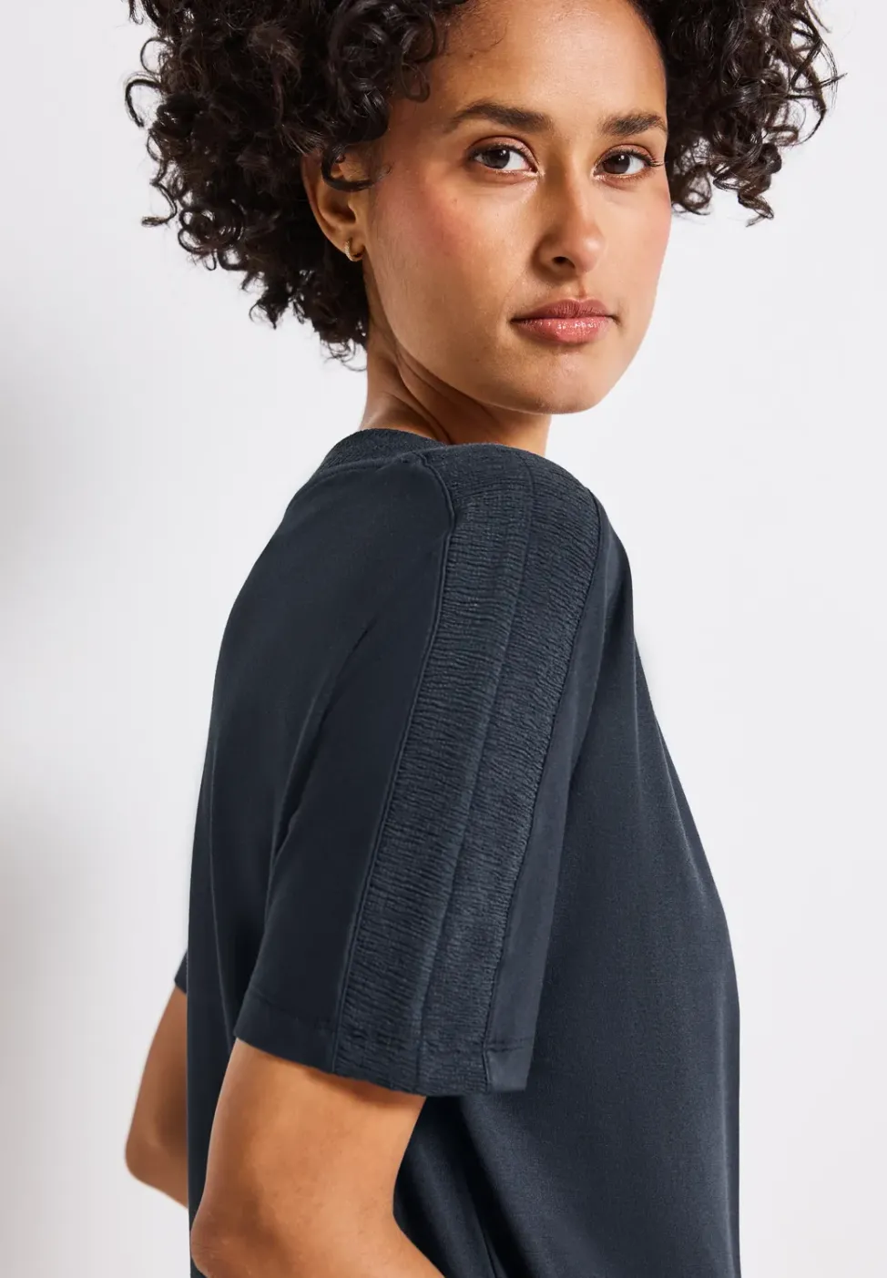 Shirt mit Strukturdetail