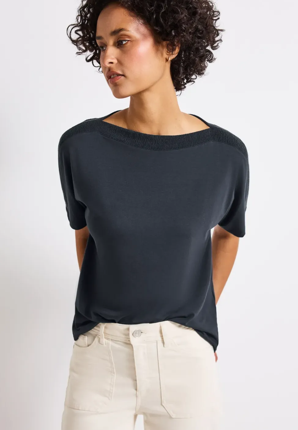 Shirt mit Strukturdetail
