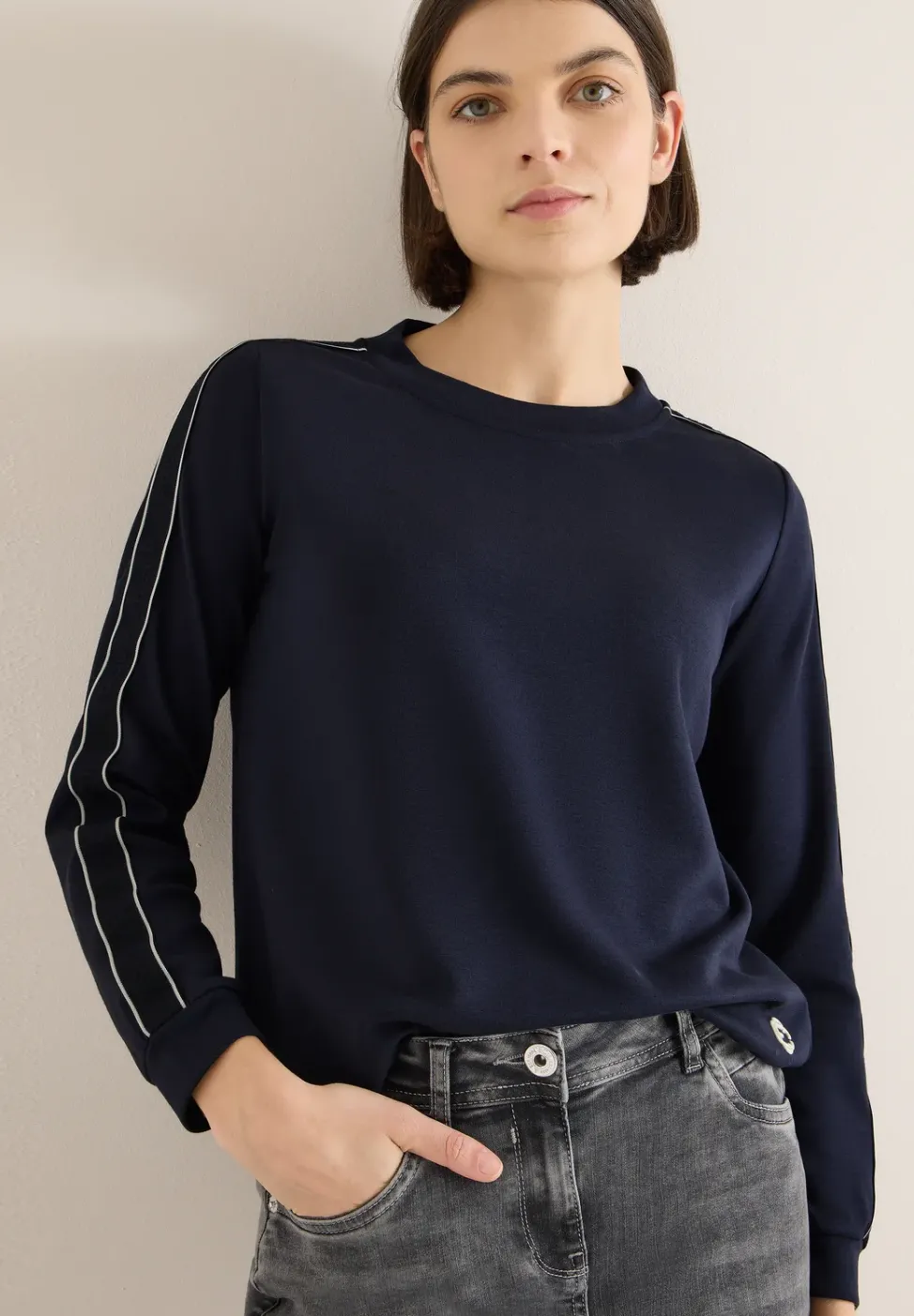 Shirt mit Tape-Details