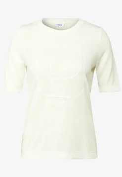 Shirt mit tonalem Print