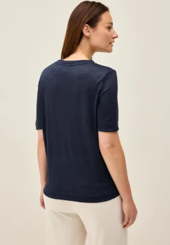 Shirt mit tonalem Print