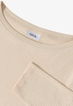 Shirt mit tonalen Streifen