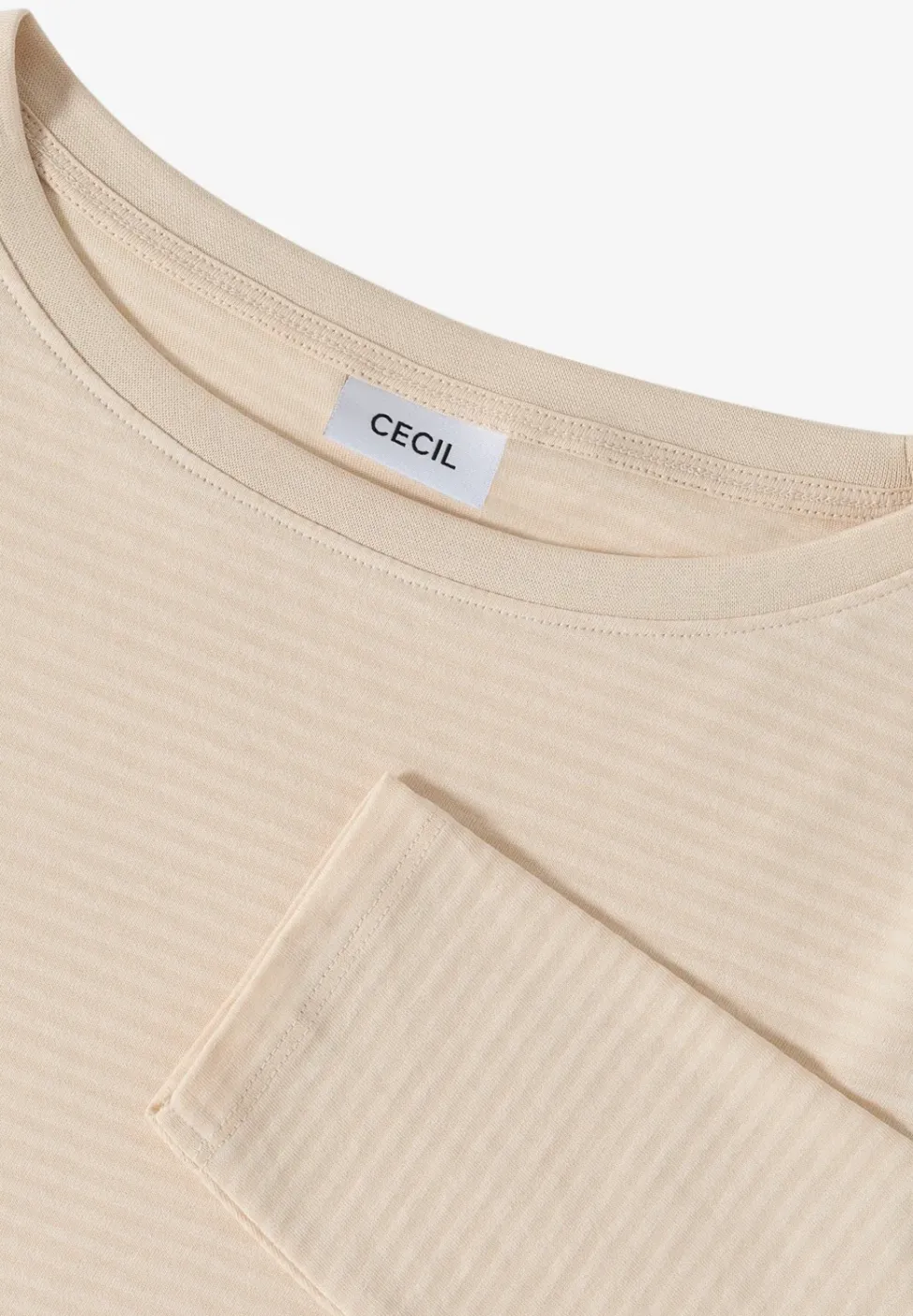 Shirt mit tonalen Streifen