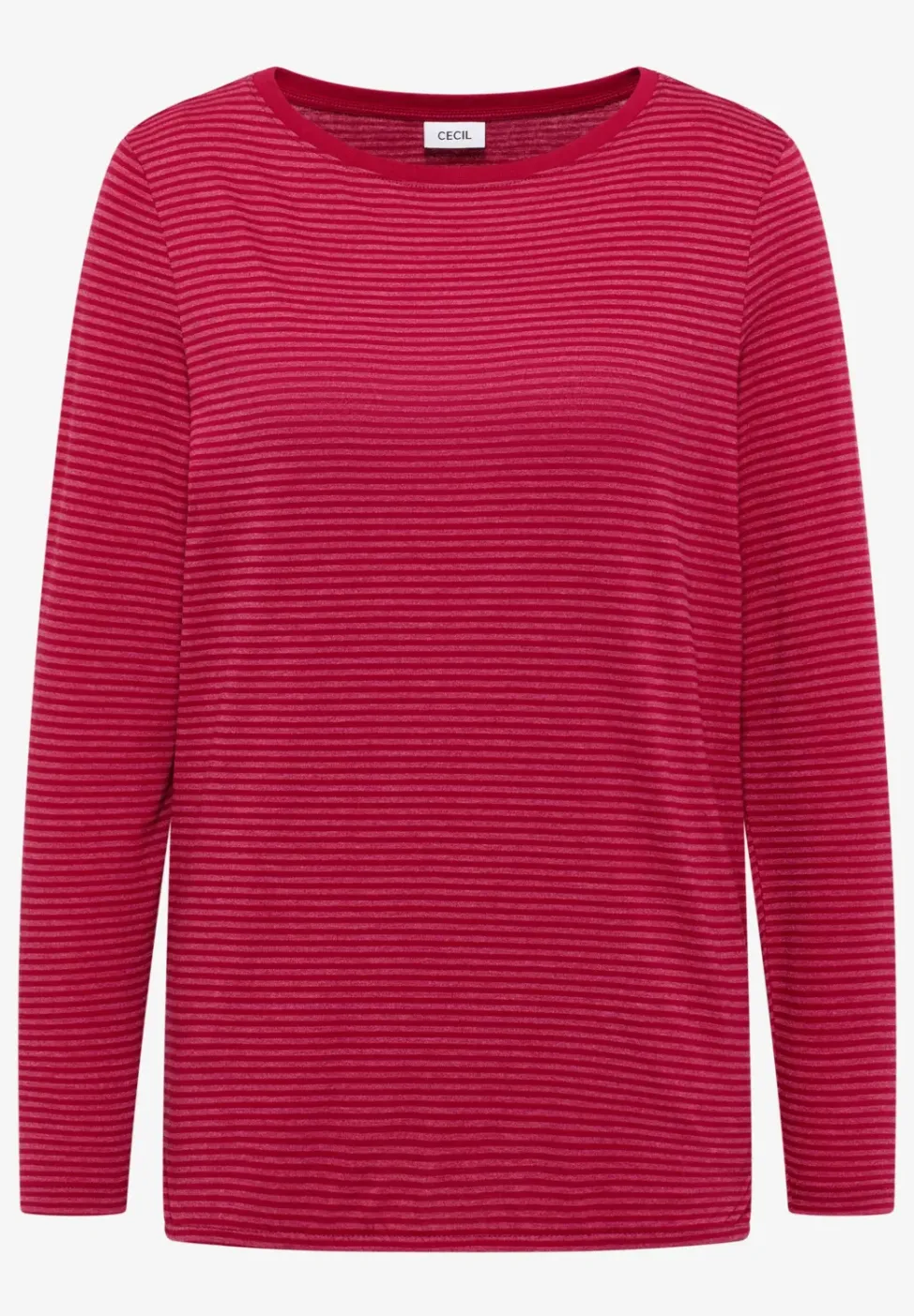 Shirt mit tonalen Streifen