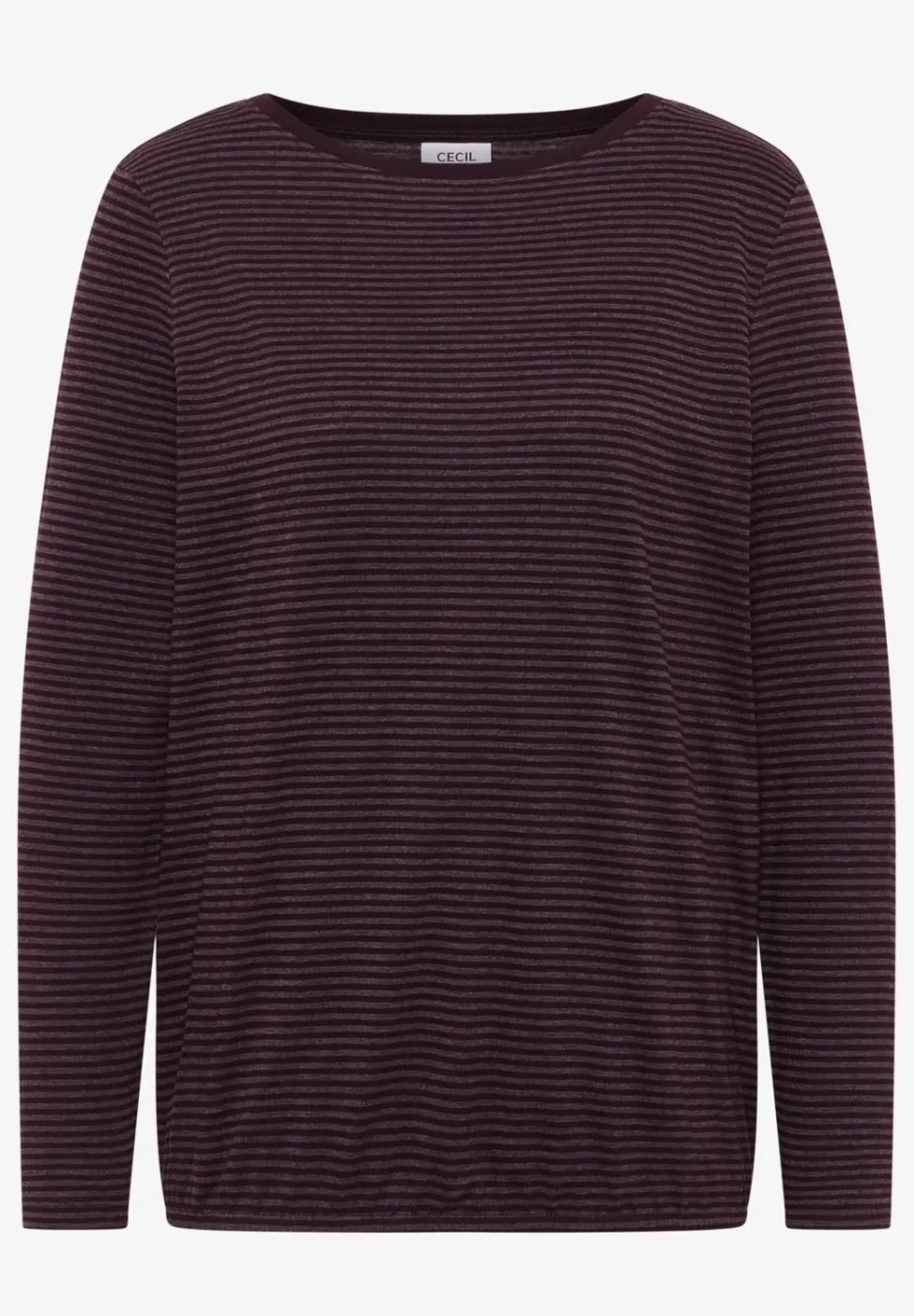 Shirt mit tonalen Streifen
