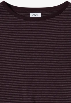 Shirt mit tonalen Streifen