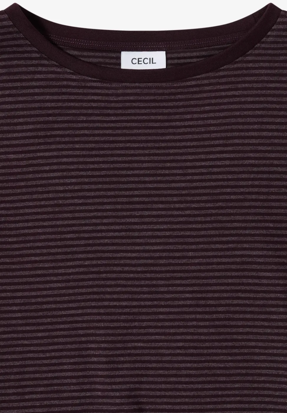 Shirt mit tonalen Streifen