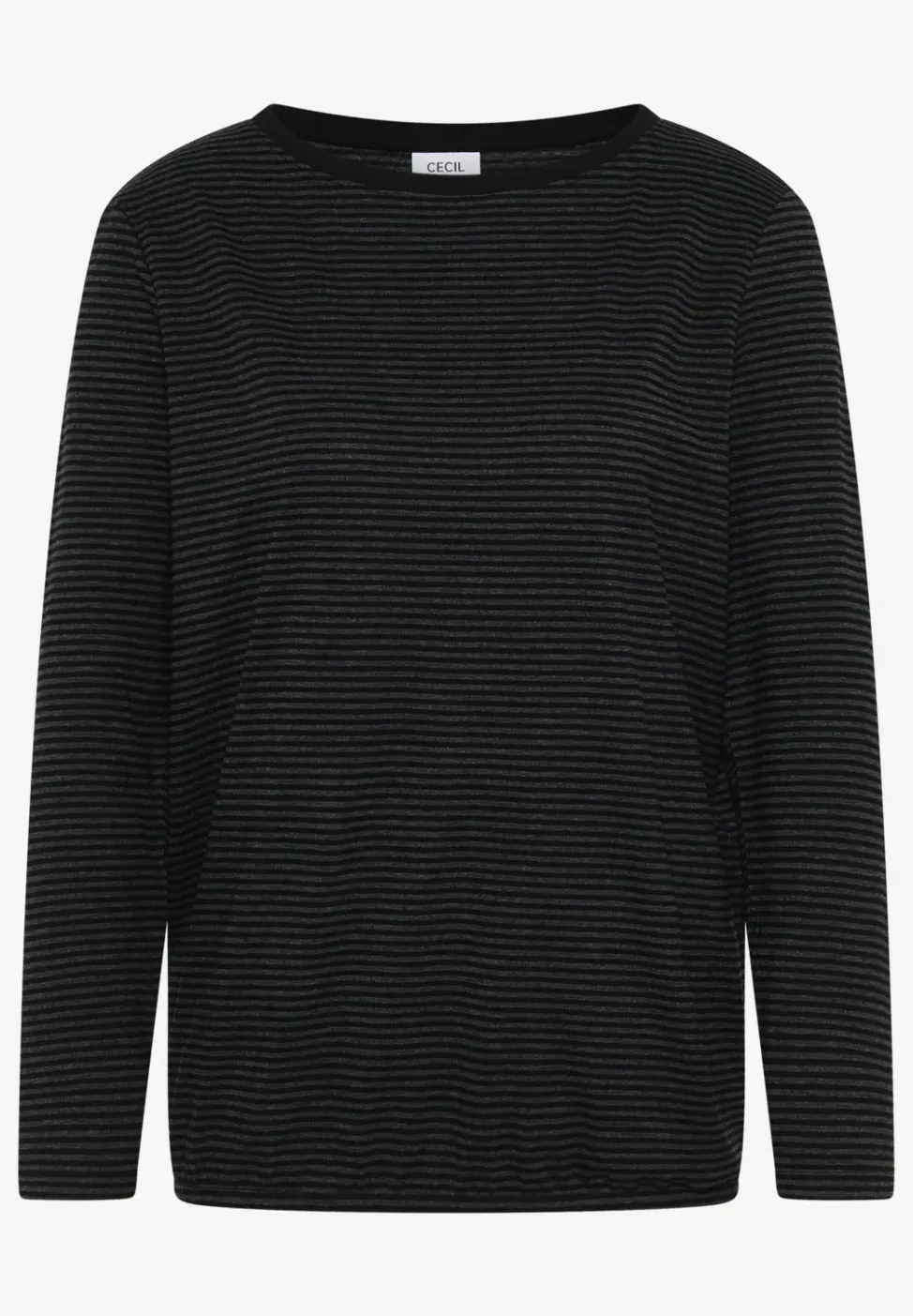 Shirt mit tonalen Streifen
