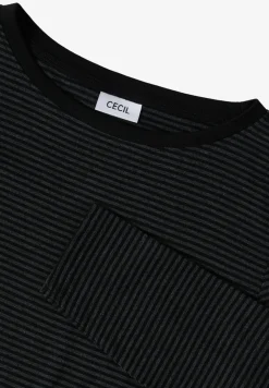 Shirt mit tonalen Streifen