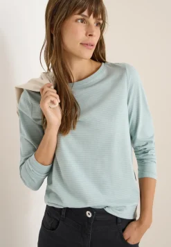 Shirt mit tonalen Streifen