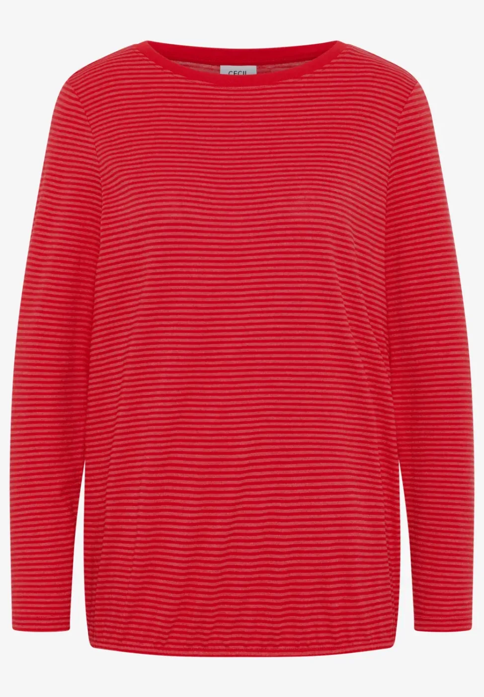 Shirt mit tonalen Streifen