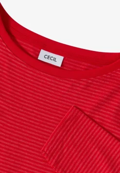 Shirt mit tonalen Streifen