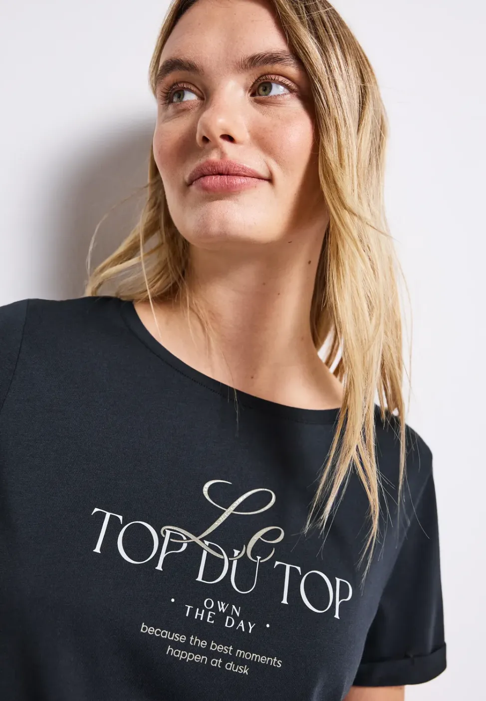Shirt mit Turn-Up-Detail