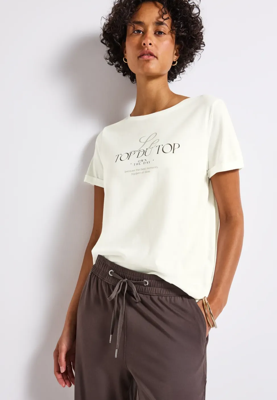Shirt mit Turn-Up-Detail