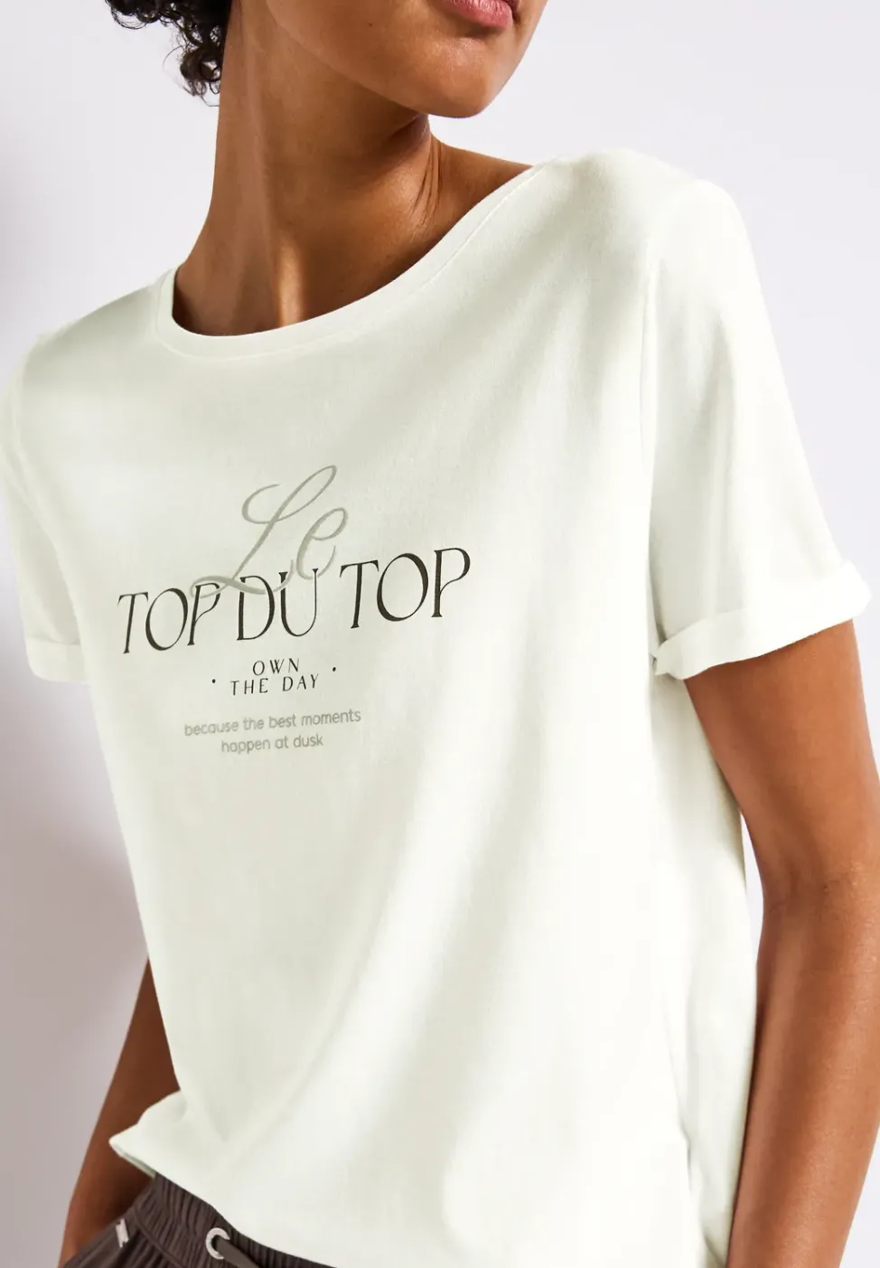 Shirt mit Turn-Up-Detail
