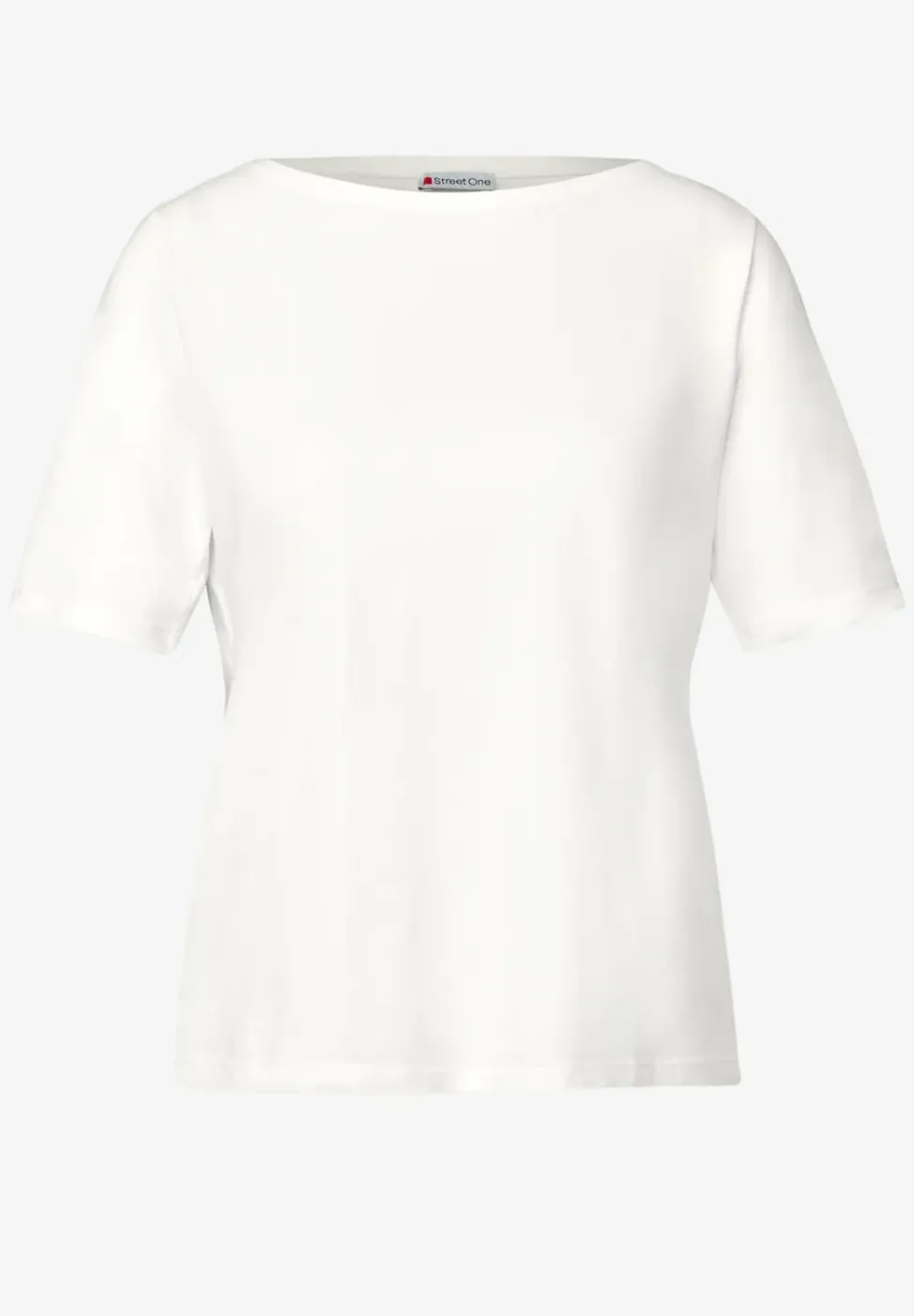 Shirt mit U-Boot-Ausschnitt
