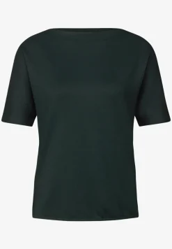 Shirt mit U-Boot-Ausschnitt
