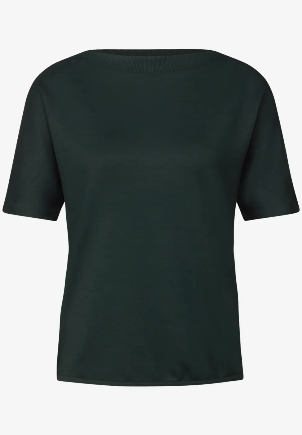 Shirt mit U-Boot-Ausschnitt