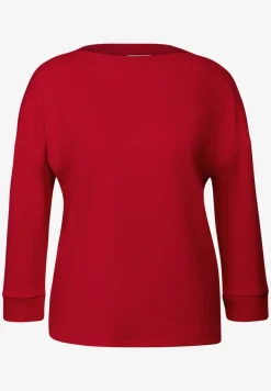 Shirt mit U-Boot-Ausschnitt