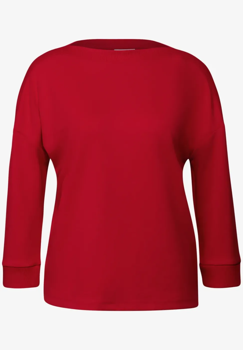 Shirt mit U-Boot-Ausschnitt