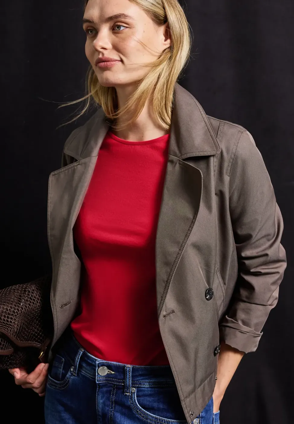 Shirt mit U-Boot-Ausschnitt