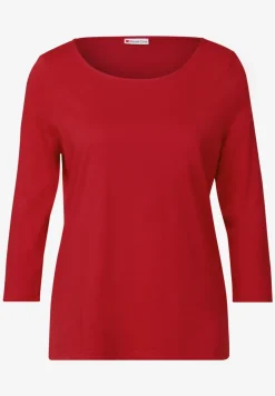 Shirt mit U-Boot-Ausschnitt