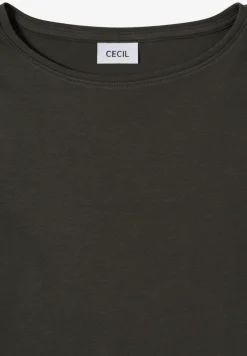 Shirt mit U-Boot-Ausschnitt
