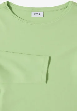 Shirt mit U-Boot-Ausschnitt
