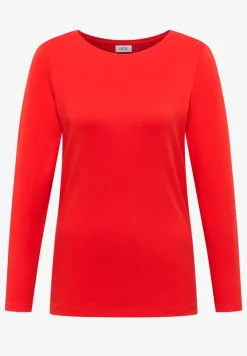 Shirt mit U-Boot-Ausschnitt