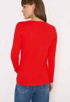 Shirt mit U-Boot-Ausschnitt