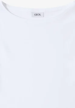 Shirt mit U-Boot-Ausschnitt