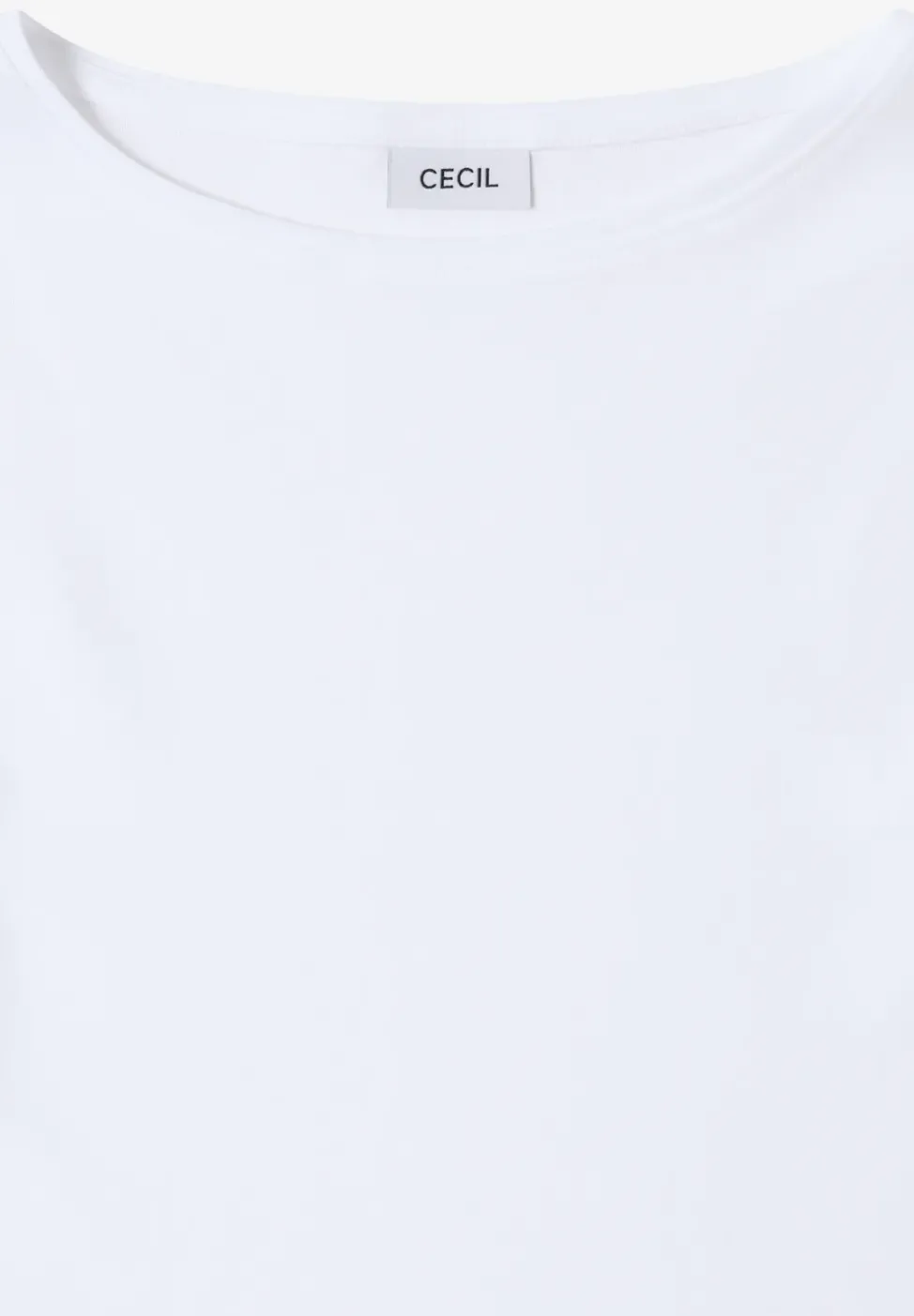 Shirt mit U-Boot-Ausschnitt