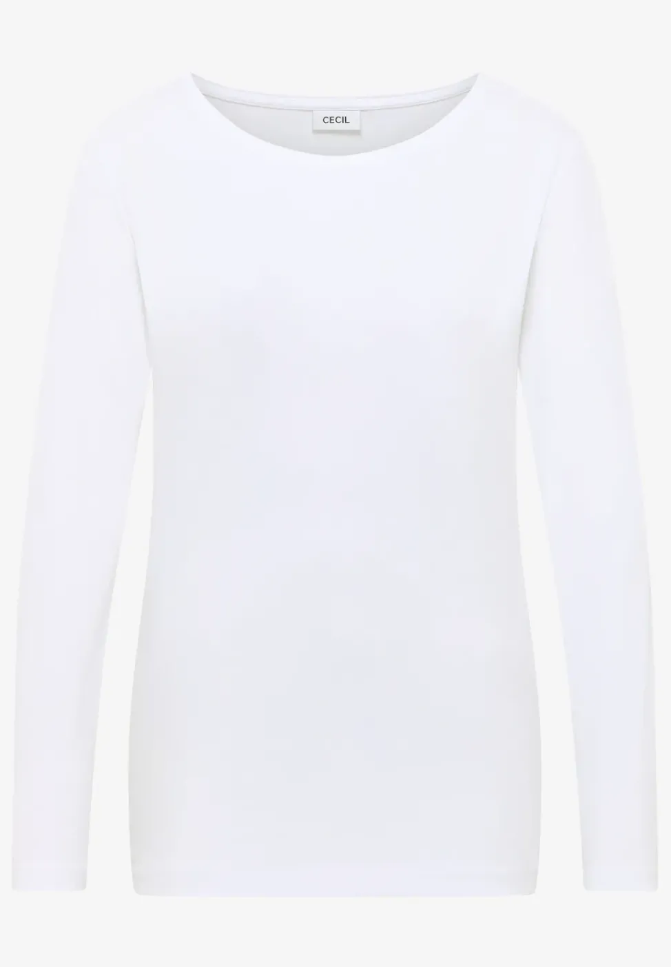 Shirt mit U-Boot-Ausschnitt
