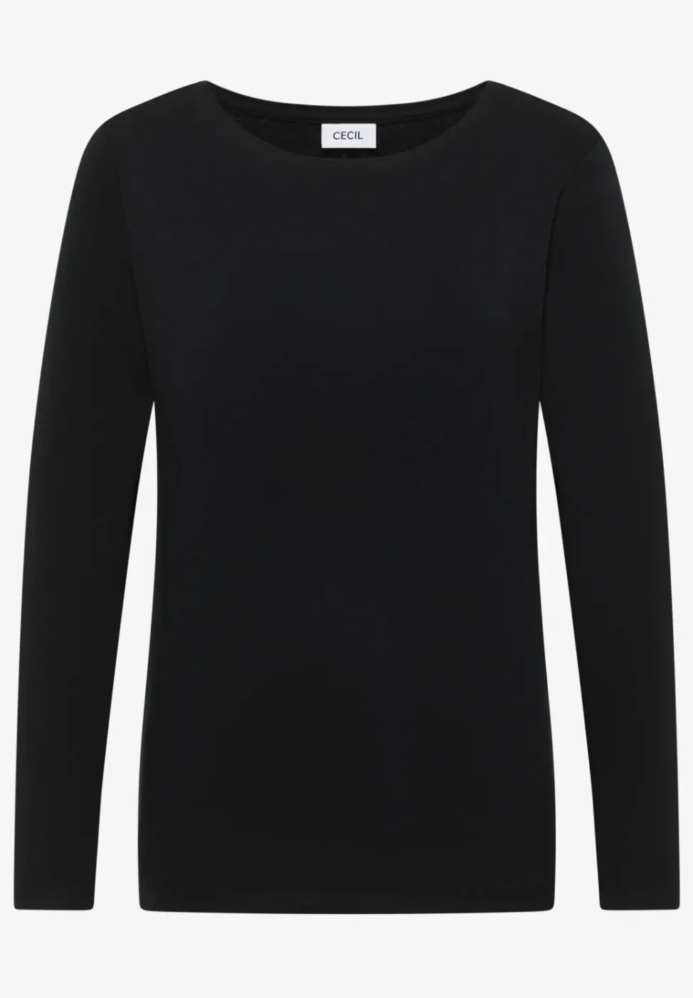 Shirt mit U-Boot-Ausschnitt