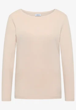 Shirt mit U-Boot-Ausschnitt