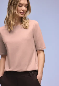 Shirt mit U-Boot-Ausschnitt