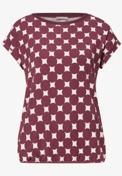 Shirt mit U-Boot-Ausschnitt und Print