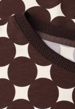 Shirt mit U-Boot-Ausschnitt und Print