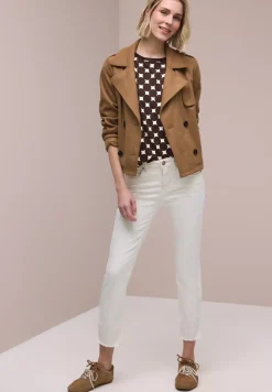 Shirt mit U-Boot-Ausschnitt und Print