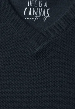 Shirt mit V-Neck